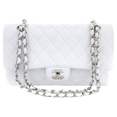 chanel white bags|chanel pre owned bags.